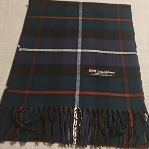 Classic Tartan Cashmere Scarf  Size 72" X 12" Brand New